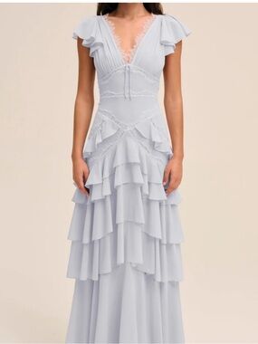 NWT REVOLVE For Love & Lemons Adriana Gown in Periwinkle - Size 0/XS